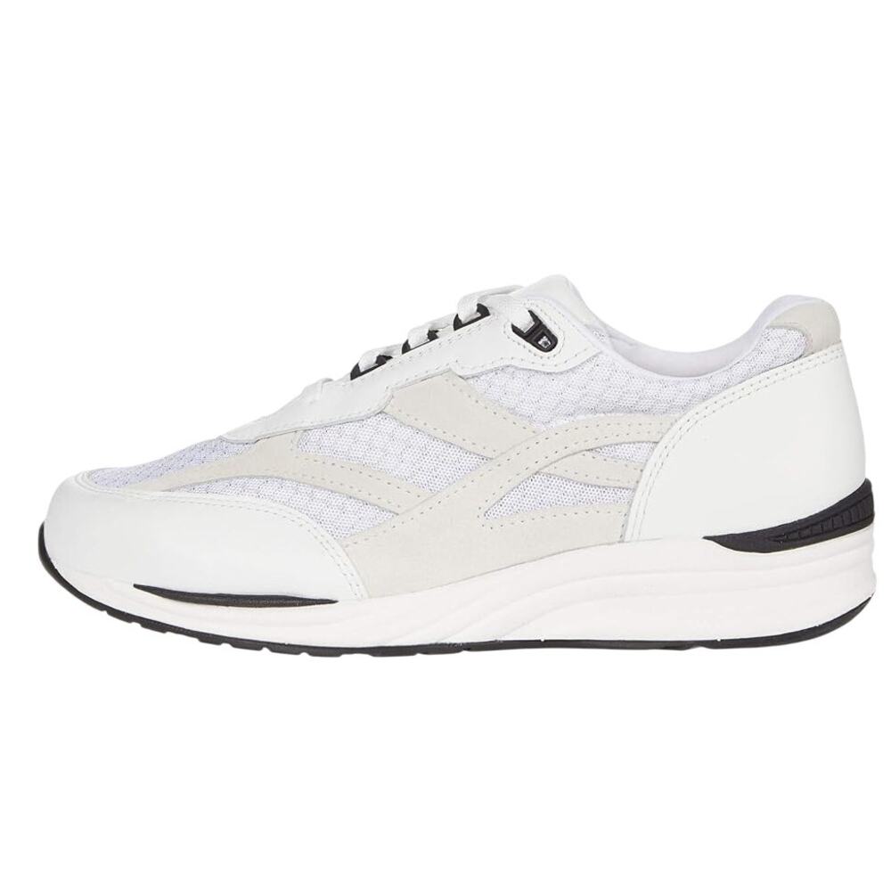 SAS Mens Journey Mesh Walking Sneakers US 14.5 Wide EU 47.5 White Suede NWOB - Picture 2 of 12